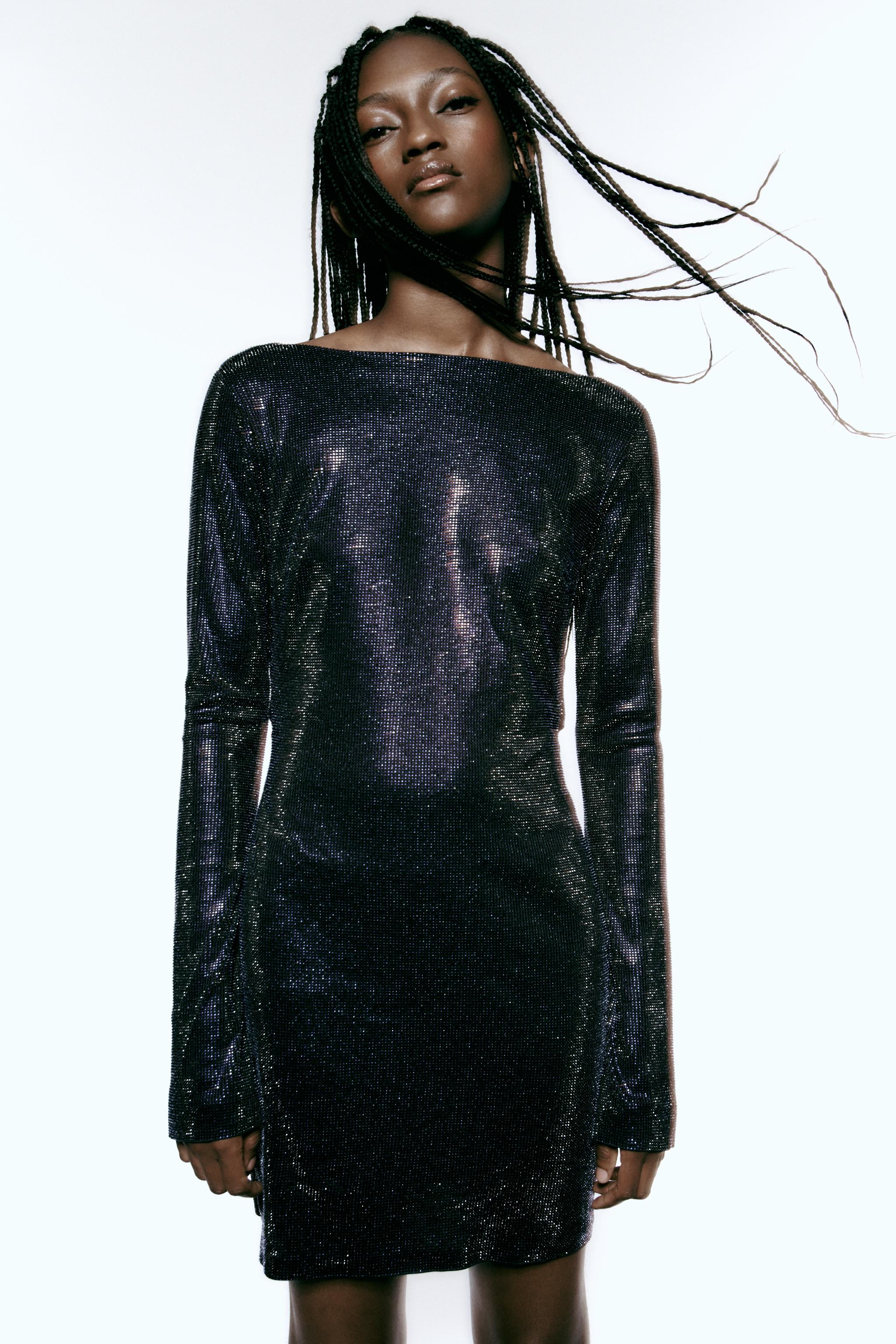 Robe brillante zara sales